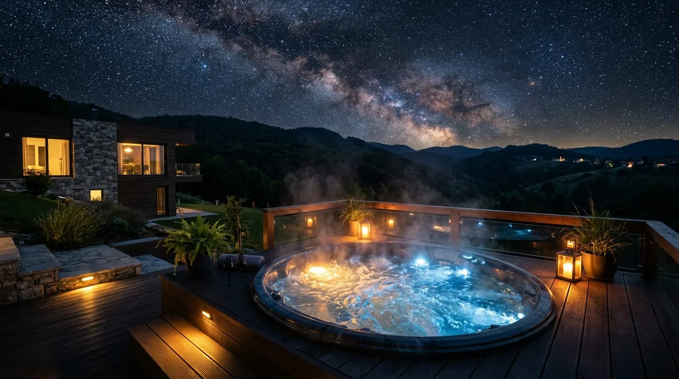 Jacuzzi pod zvijezdama